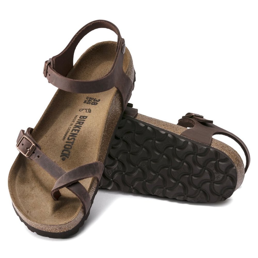 NEW Birkenstock Taormina oiled leather sandals in habana EU 36 regular
